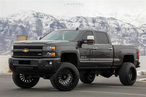 2016 Chevrolet Silverado 2500 HD with 22x14 -81 ARKON OFF-ROAD Alexander and 37/13.5R22 ...