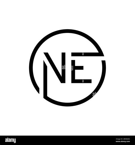 Initial Letter NE Logo Design Vector Template. Creative Abstract NE ...