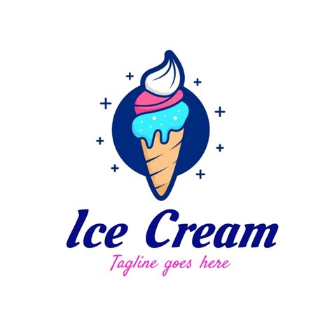 Ice Cream logo design free Template | PosterMyWall