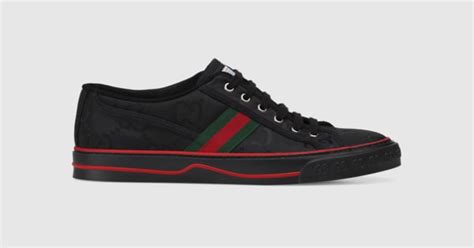 Men's Gucci Off The Grid Sneaker In Black GG ECONYL® | GUCCI® US