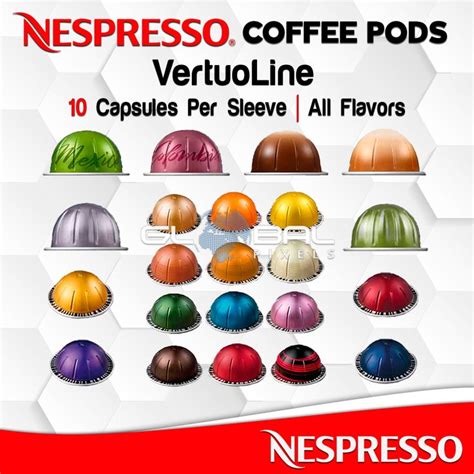 Nespresso Coffee VertuoLine (10 Pods - All Flavors) | Nespresso coffee ...