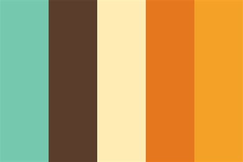 70s Retro Stripes Color Palette