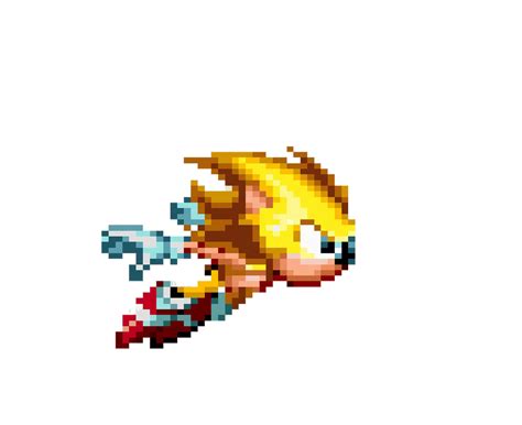 Sonic Mania - Super Sonic sprite by FelipeSonichacks on DeviantArt