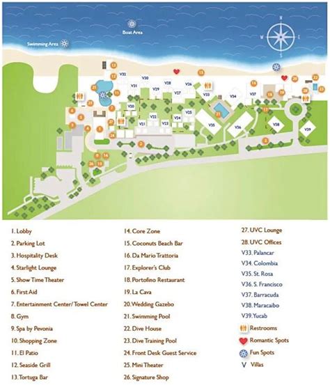 Resort Map | Sunscape Sabor Cozumel | Cozumel, Mexico