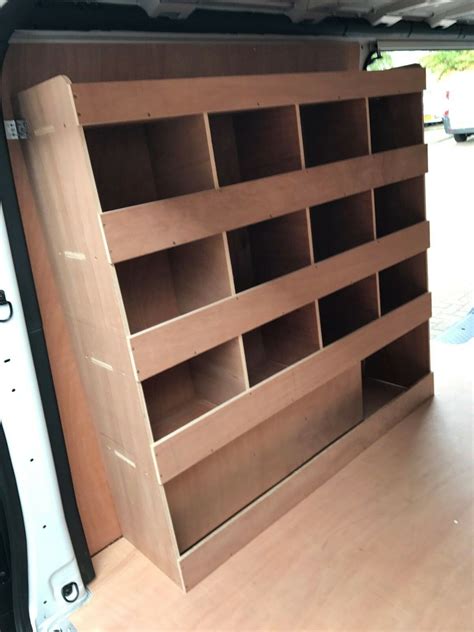 Vauxhall Vivaro Van Shelving Racking LWB Plywood System Tool Storage Unit NS - Plyline North ...