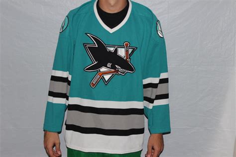 Vintage San Jose Sharks Hockey Jersey by SouthsideThrowbacks