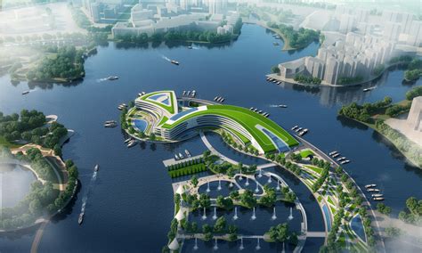 Gallery of Calligraphy-Inspired Lakeside Hotel Proposed as the ...