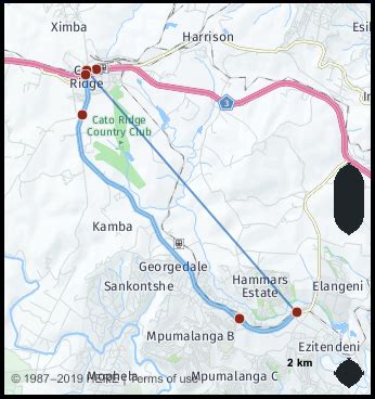 What is the drive distance from Hammarsdale South Africa to Cato Ridge South Africa? Google Maps ...