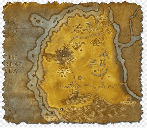 Carte au trésor enterrée de World of Warcraft Azeroth, World of ...