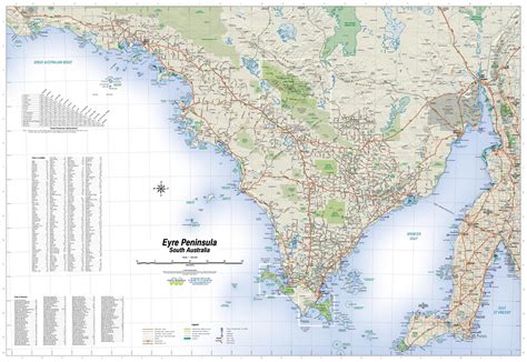 Eyre Peninsula Map - Meridian Maps