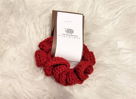 Crochet Hair Tie Crochet Hair Scrunchie Crochet Hair Care - Etsy