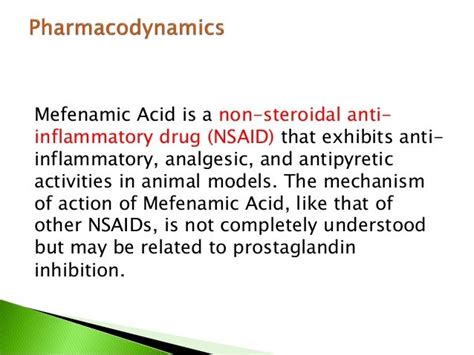 Mefenamic acid