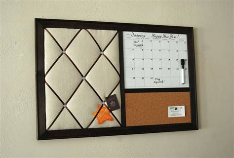 Home Office Wall Calendar Dry Erase Calendar Cork board | Etsy