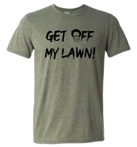 Get Off My Lawn Clint Eastwood T Shirt Grumpy Old Man Father's Day Gift ...