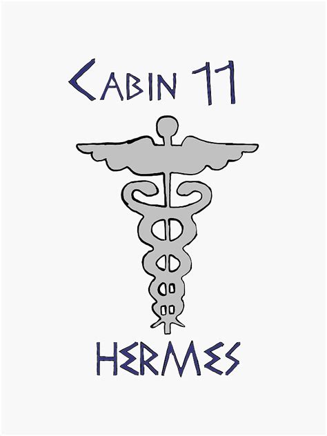 "Cabin 11 Hermes " Sticker for Sale by thesweatytea | Redbubble