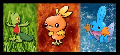 Pokemon Ruby Starters Evolutions