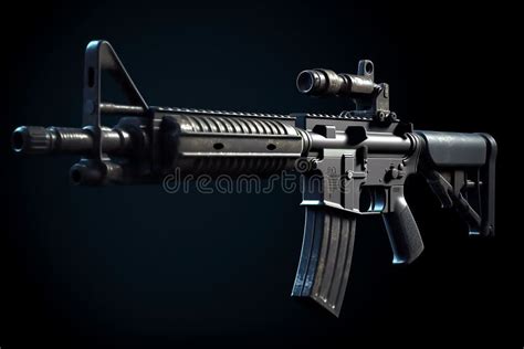 Modern Weapons for Military and War Enforcement. Stock Illustration ...