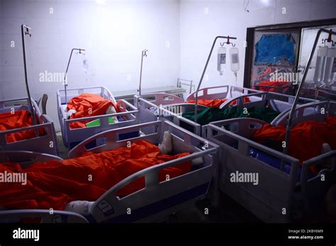 Dead bodies of suspected gas explosion victims hi-res stock photography ...