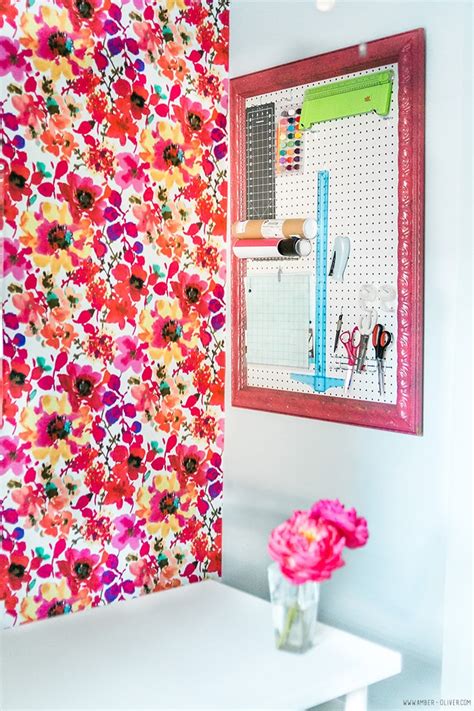 DIY Fabric Covered Wall