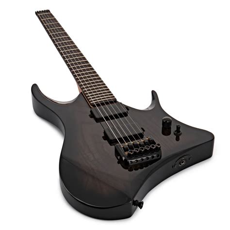 Harlem Headless-Gitarre von Gear4music, Trans Black | Gear4music