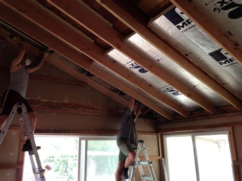 How We Turned Our House into a Giant Foam Box, Part II — Ceiling Insulation — Frugal Happy