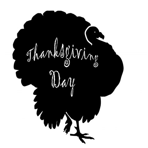 Thanksgiving Day Turkey Silhouette Free Stock Photo - Public Domain ...