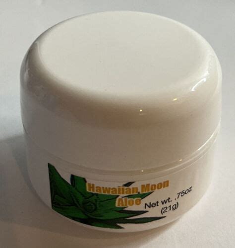 Hawaiian Moon Aloe Vera Skin Cream - New Sealed - .75oz - Organic Aloe | eBay