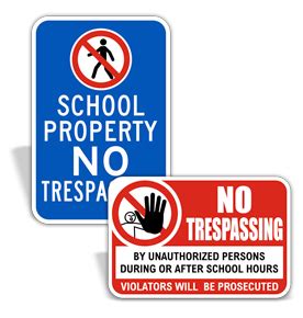 School Signs - School Zone, Playground, Rules Signs & More