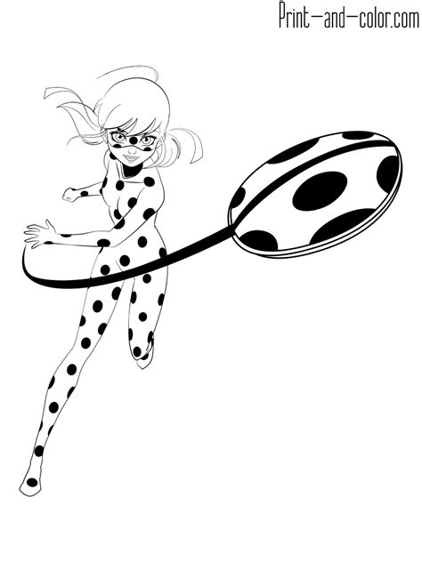 Miraculous: Tales of Ladybug & Cat Noir coloring pages | Print and Color.com