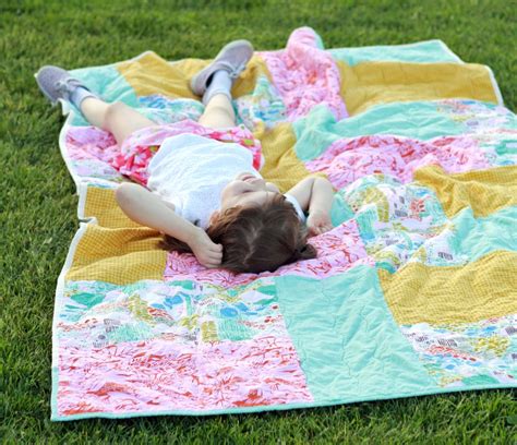 Picnic Quilt in just 3 hours! | Gingercake Sewing Patterns Free, Sewing Tutorials, Quilt ...