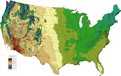 USA: Annual Average Precipitation