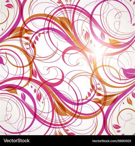 Pink floral background Royalty Free Vector Image