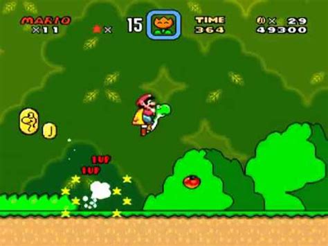 Yoshi Flying (Super Mario World Glitch) - YouTube