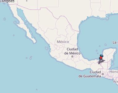 Palenque Map Mexico Latitude & Longitude: Free Maps