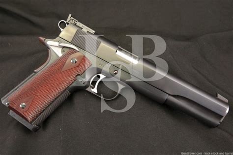 Jim Hoag Custom 6″ Long Slide Colt Delta Elite 10mm Semi-Auto Pistol ...