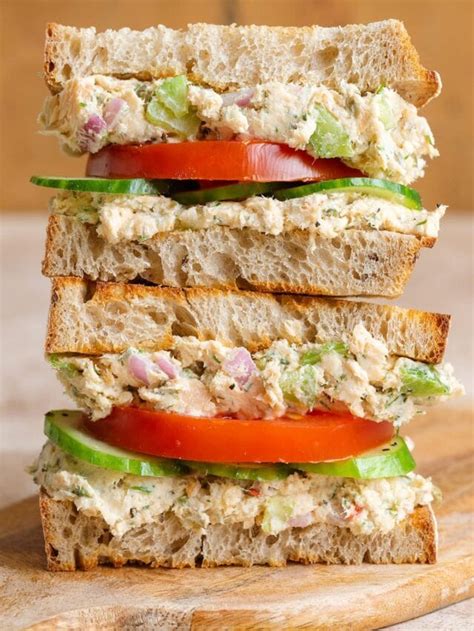 Canned Salmon Salad Sandwich - The Healthful Ideas