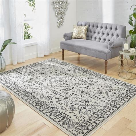 Mohawk Home Estelle Oyster Indoor Area Rug (Common: 10 x 13; Actual: 10 ...