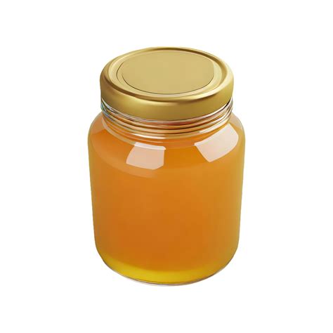 AI generated Sweet honey jar isolated on transparent background ...