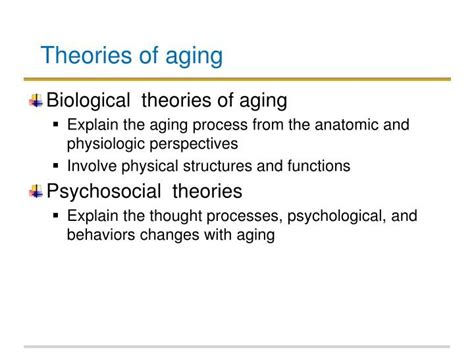 PPT - Theories of Aging PowerPoint Presentation, free download - ID:5480931 | Theories of aging ...