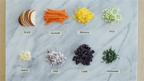 Culinary Cutting Terms [with Images] | What’s for Dinner?