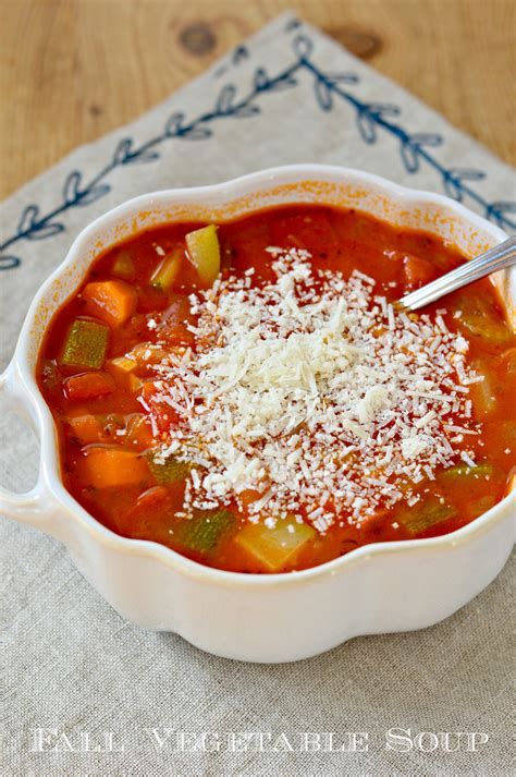 Fall Vegetable Soup - West of the Loop