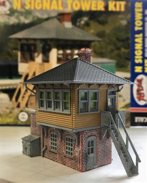 Gallery Pictures Atlas Signal Tower Kit N Scale Model Railroad Building ...