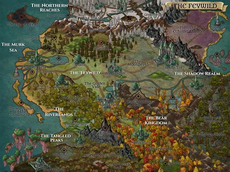 The Feywild | Inkarnate - Create Fantasy Maps Online