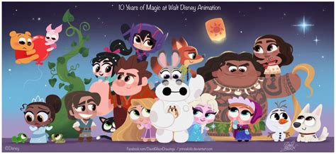 10 Years of Magic at Walt Disney Animation tribute by princekido on ...