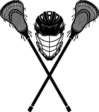 Lacrosse Sticks Vector Art