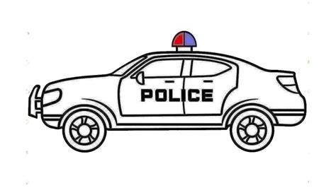 Police Cars Drawing