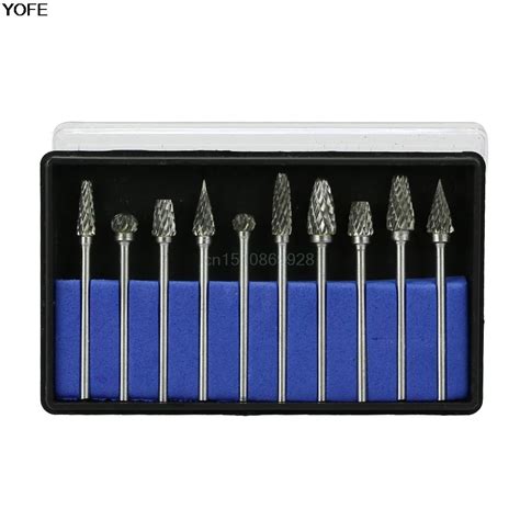 1Set Drill bit Fit MARATHON 2.35*6mm Tungsten Steel Burs Dental Lab ...