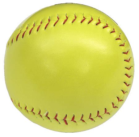 Personalized yellow colored softballs featuring your printed logo. Custom softballs for sale.