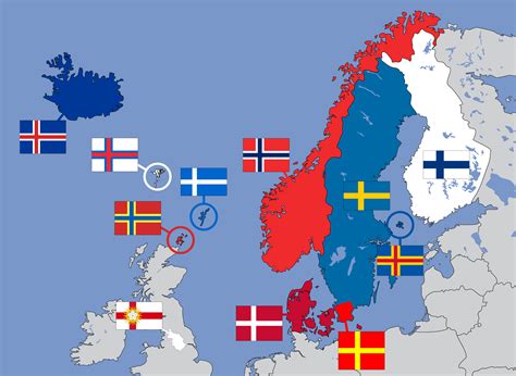Nordic Cross Flags of Northern Europe [2000x1463] | Rebrn.com