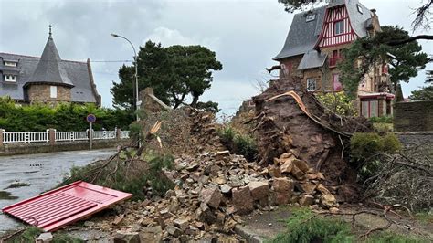 Storm Ciaran: Debris sent flying by 104mph wind in Jersey | UK News | Sky News